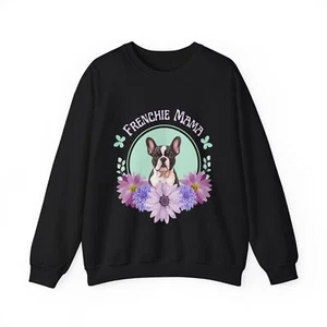 Frenchie Mama Sweatshirt, French Bulldog Sweater, Frenchie gift, dog mom sweater - Picture 1 of 25