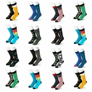 Herren 2er Pack verschiedene Neuheiten #Socks4you Crew Socken - Bild 1 von 6