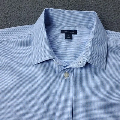 Tommy Hilfiger  Button Shirt Long Sleeve Blue Boys Size 20 - Image 1 of 4