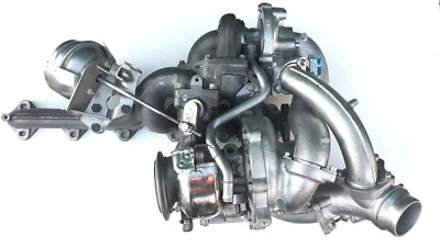 Twin Turbolader BMW 335 535 635 d X3 X5 3.0 sd X6 35 10009700000 7796355 - Bild 1 von 4