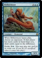 Magic the Gathering MtG Morningtide Rare Foil Slithermuse #50