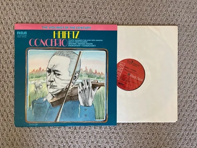 JASCHA HEIFETZ violin - CONCERTO-RCA LSC-3234 1971 Vinyl Lp, classical - Image 1 of 2