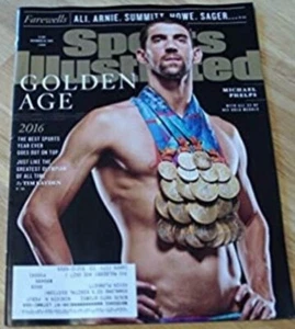 Sports Illustrated SI Magazine Michael Phelps December 26 2016 Olympics Swimming - Picture 1 of 1