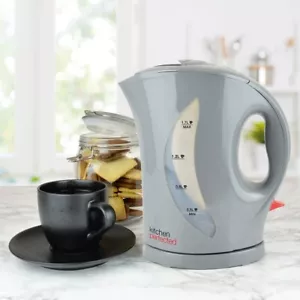 Grey Kettle Electric Cordless Jug Style 1.7L with Auto Shut Off 2000W - Picture 1 of 12