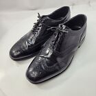 Florsheim Men's Wingtip Brogue Dress Shoes Leather Black Size 10 D