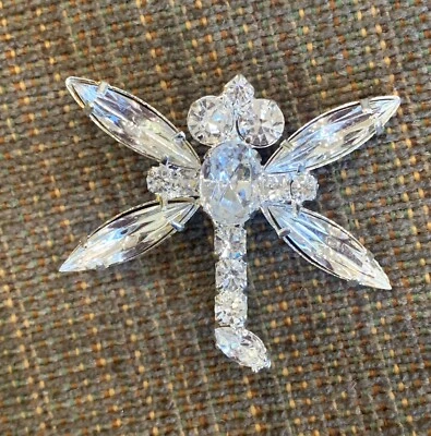 Стрекоза со стразами пряжка слайдер насекомое ремень пряжка кристалл аксессуар женщин - Изображение 1 из 4