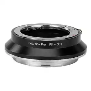 Fotodiox Pro adattatore obiettivo Pentax K (PK) obiettivo su fotocamera Fujifilm GFX - Foto 1 di 5