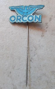 Badge Vintage Pins Orcon Bleu Phoenix Stick Pin Emblem ancien 60s - Picture 1 of 2
