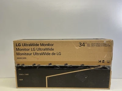 LG - 34WL500-B 34" IPS LED UltraWide FHD FreeSync Monitor - Black - - Image 1 of 4