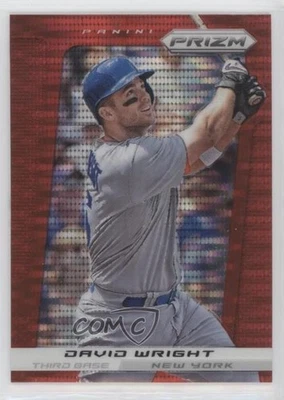 2013 Panini Prizm Target Red Pulsar Prizm David Wright #86 - Image 1 of 2