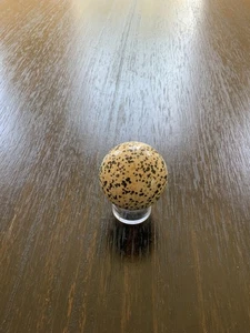 Dalmatiner Stein Kugel poliert Edelstein Kristall 175 g - 6,2 oz - Bild 1 von 3