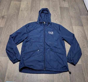 Emporio Armani EA7 "leichte Kapuze" Jacke - Herren XL - dunkelblau - Bild 1 von 7