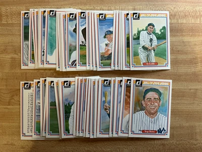 Juego de 44 tarjetas Donruss Pérez-Steele 1983 Salón de la Fama del Béisbol Héroes NrMt Foto 1 de 4