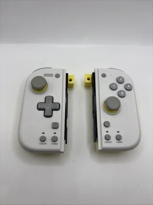 Hori - Split Pad Compact for Nintendo Switch - Light Gray & Yellow Ergonomic - Image 1 of 2