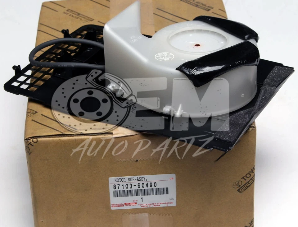 Toyota вентилятор двигателя вентилятора 87103-60490 OEM Land Cruiser классная коробка 8710360490, новый - Изображение 1 из 1
