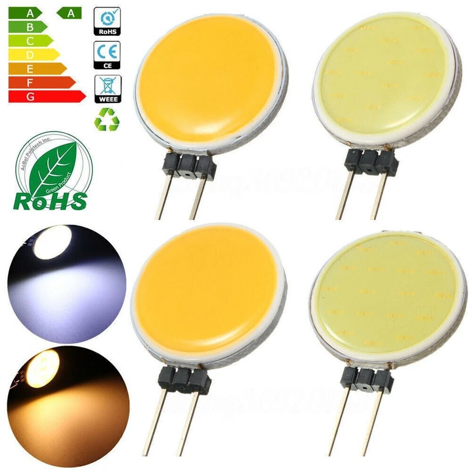 G4 LED Birne COB 4W 5W 7W 12W Warmweiß Kaltweiß Lampe Sockel Leuchtmittel  DC12V - Bild 1 von 4