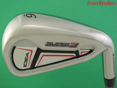 Adams Idea SUPER S Single 6 Iron Graphite Shaft Stiff Flex Mens Right Handed - Image 1 of 4