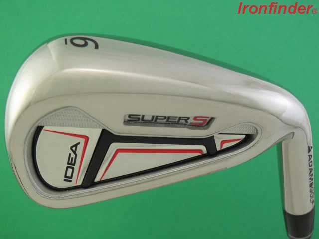 Adams Idea SUPER S Single 6 Iron Graphite Shaft Stiff Flex Mens Right Handed - Image 1 of 4