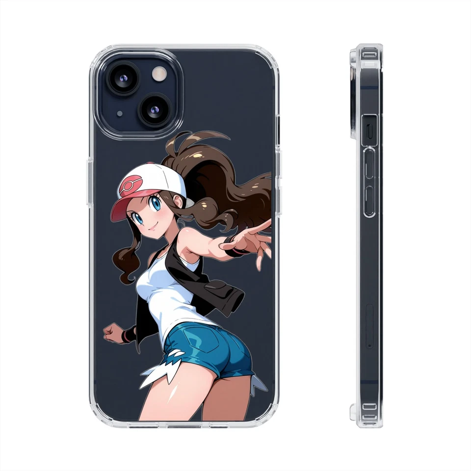Funda de teléfono transparente Hilda / Touko トウコ Pokemon Anime Girl Foto 1 de 1
