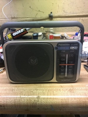 Panasonic RF-2400D AM/FM Portable Radio W/ Cord Works Great - Image 1 of 3
