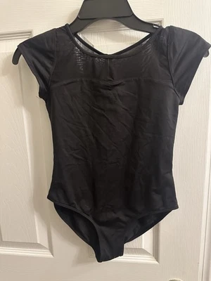 Bloch Girls Size 14 Black Dance Leotard Ballet Dancewear - Image 1 of 4