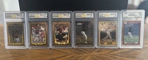 Barry Bonds Cert. Karten Lot x6 (inkl. 1993 Bleachers 23KT Gold Border Cards) - Bild 1 von 6