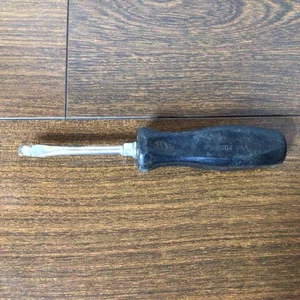 Vintage Snap-on Tools SDD2 Flat Slotted Tip Screwdriver Black Handle 6" USA - Picture 1 of 4