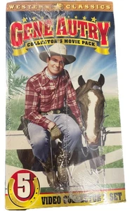 Gene Autry VHS Set 5 Movie Collection - Picture 1 of 9