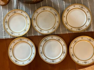 Lote De 6 Platos De Ensalada Vintage Richard Ginori PATRÓN ADAM En Buen Estado - Imagen 1 de 12