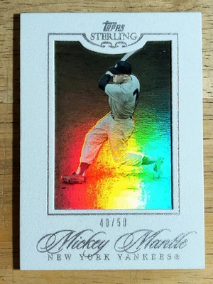 2006 Topps Sterling Framed White #26 Mickey Mantle - Image 1 of 2
