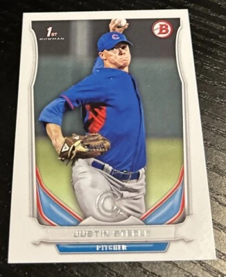 2014 Bowman Draft Justin Steele 1st Bowman  - Image 1 of 2