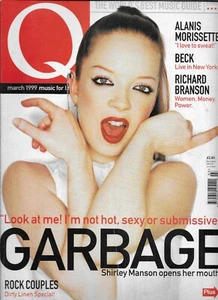 3/99 Q magazine GARBAGE cover Kate Bush Barenaked Ladies Alanis Morissette - Picture 1 of 1