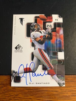 1999 UPPER DECK SP SIGNATURE EDITION #OJ O.J. SANTIAGO AUTO!! $1 SHIPPING!! "A" - Image 1 of 2
