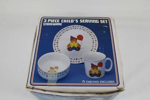 Juego de servir gres vintage de 3 piezas para niños *Leer descripción* - Imagen 1 de 3