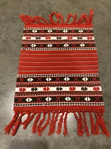 Loomed Rug Placemat Table Runner Trivet 16” X 11” - Picture 1 of 4