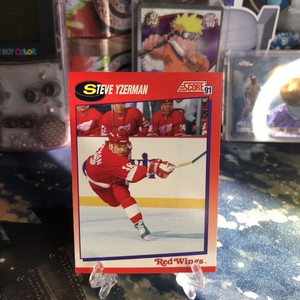 1991 Score Canadian Bilingual  #190 Steve Yzerman - Detroit Red Wings