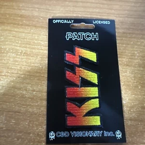 Kiss Logo 3"x1" Carded Patch - Bild 1 von 1