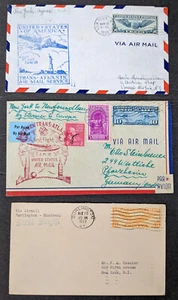 15 1930s-1940s international flight covers with cachets [Y.131] - Picture 1 of 13