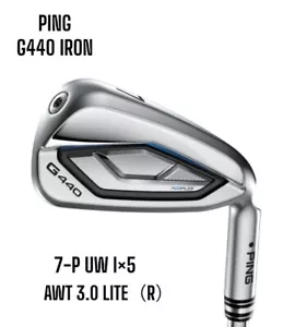 PING G440 2025 Iron set 7-P,UW / AWT 3.0 LITE R - Picture 1 of 2