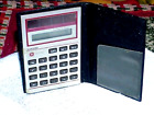 Casio SL-803 High Power Solar Cell Electronic Calculator in case - Vintage 80s