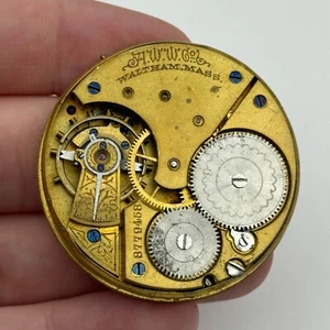 16s Antique Waltham Grade 22 Model 1888 American Pocket Watch Movement PARTS - Picture 1 of 16