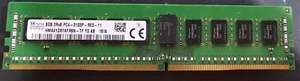 Hynix HMA41GR7AFR8N-TF 8GB PC4 2RX8 17000P 2133 Dimm DDR4 Server Memory - Picture 1 of 2