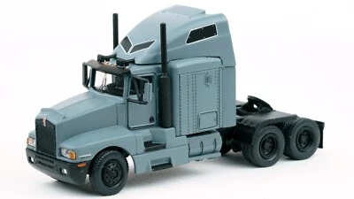 Brekina Kenworth T600 Truck Tractor Matte Gray #85928 HO 1/87 Scale - Image 1 of 4