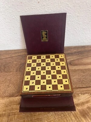 Drueke 'Play A Way' Travel Game ~ Chess Checkers 4.5''x4.5'' - Image 1 of 4