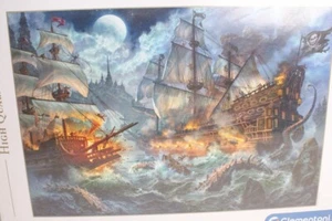 Rompecabezas Clementoni Alta Calidad Colección 6000 Piezas Piratas Batalla Serpiente - Imagen 1 de 6