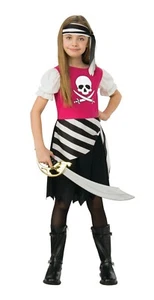 NWT 2 Piece Pirate Girl Costume w/ Dress & Headscarf M (8-10) - Picture 1 of 1