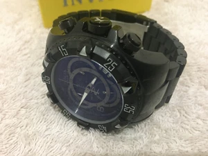 invicta reserve excursion 6474 reloj cronógrafo acero inoxidable negro - Imagen 1 de 5