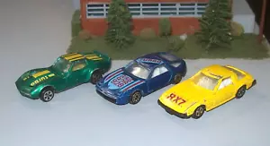 Vintage Kidco Diecast TURBO VETTE, RX-7, 928 Vehicles Made in Hong Kong - Picture 1 of 5