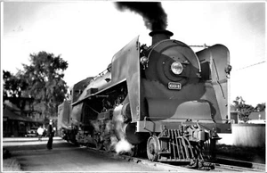 Tarjeta postal Troop Train Doubleheader D & H RPPC H. Pontin circa 1944 - Imagen 1 de 3