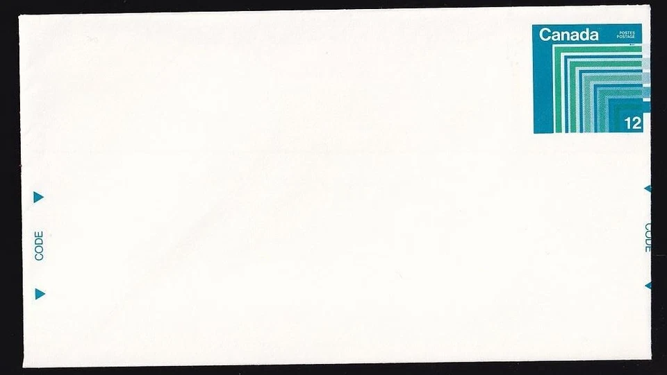 Canada 1969-1971 mint Stationery Envelope 12¢ sc#U106 on #8 envelope - Image 1 of 1